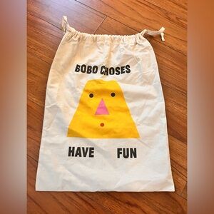 Bobo Choses Yellow Graphic Drawstring Bag
